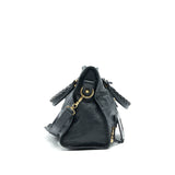 Balenciaga authentic luxury handbag Grey leather craftsmanship