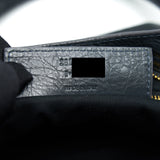 Balenciaga designer handbag leather closeup detail