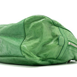 Balenciaga women's handbag Green luxury designer leather