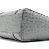 Side view of Balenciaga handbag Grey premium designer bag