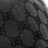 Side view of Balenciaga handbag Black premium designer bag
