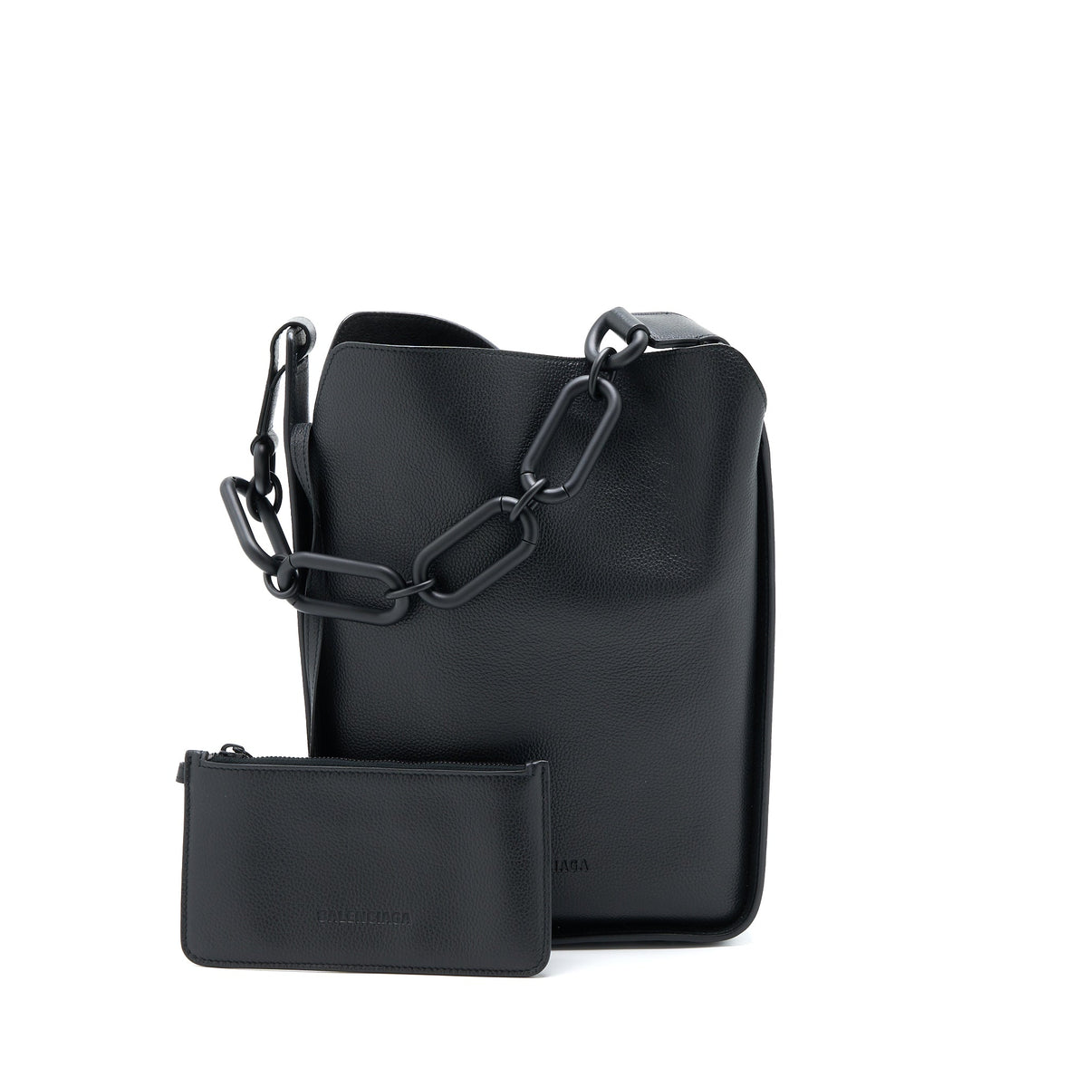 Balenciaga women's handbag Black luxury designer calf