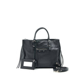 Balenciaga women's handbag Black luxury designer leather