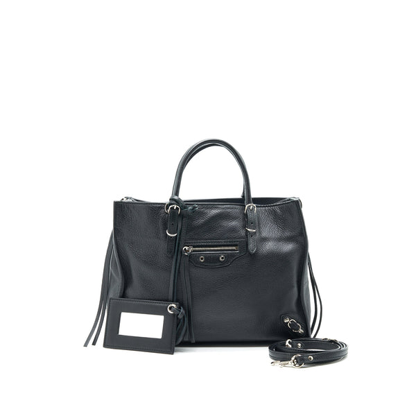 Balenciaga women's handbag Black luxury designer leather