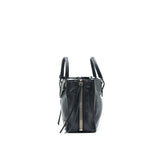 Side view of Balenciaga handbag Black premium designer bag