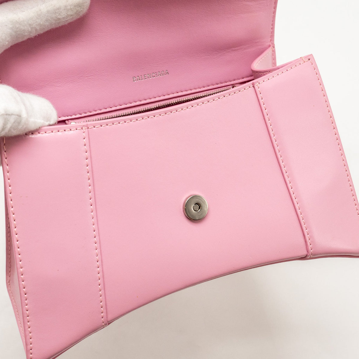 Balenciaga women's handbag Pink luxury designer calf