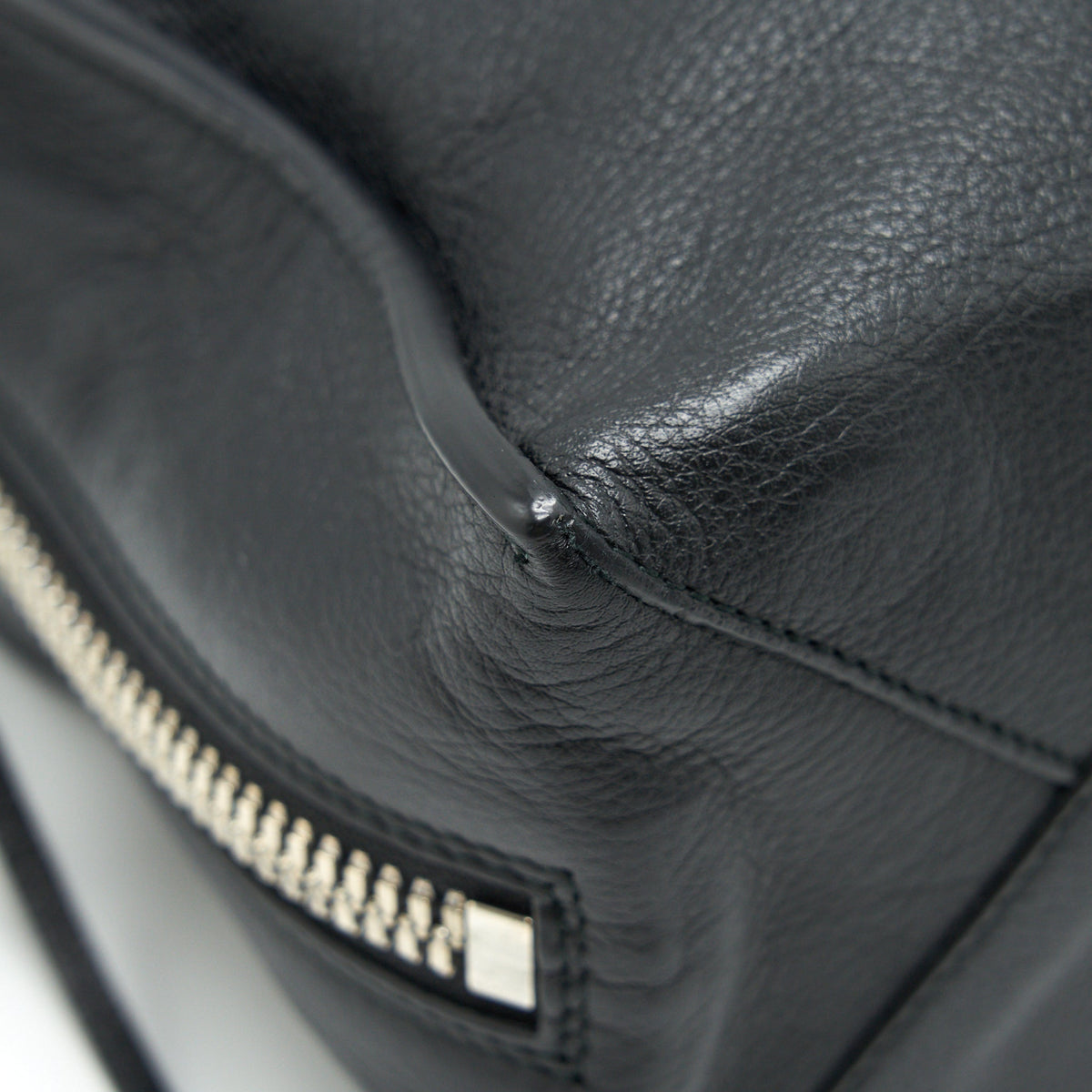 Side view of Balenciaga handbag Black premium designer bag