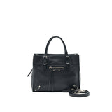 Balenciaga women's handbag Black luxury designer leather