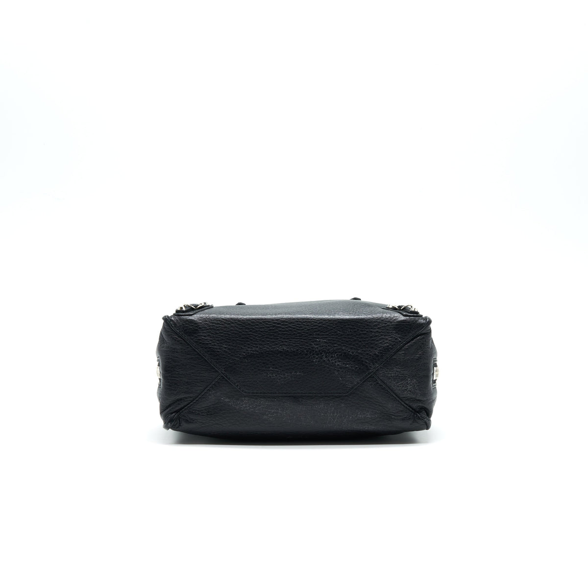 Side view of Balenciaga handbag Black premium designer bag