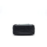 Side view of Balenciaga handbag Black premium designer bag