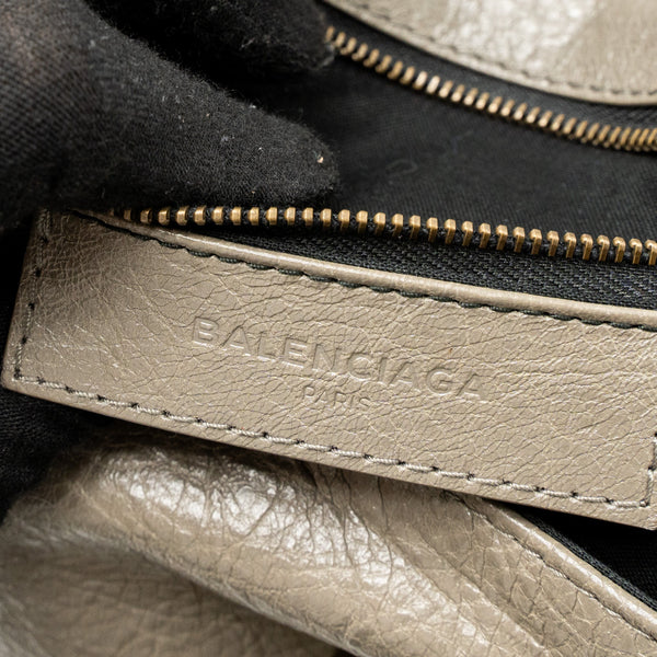 Balenciaga designer handbag leather closeup detail