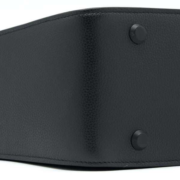 Side view of Balenciaga handbag Black premium designer bag