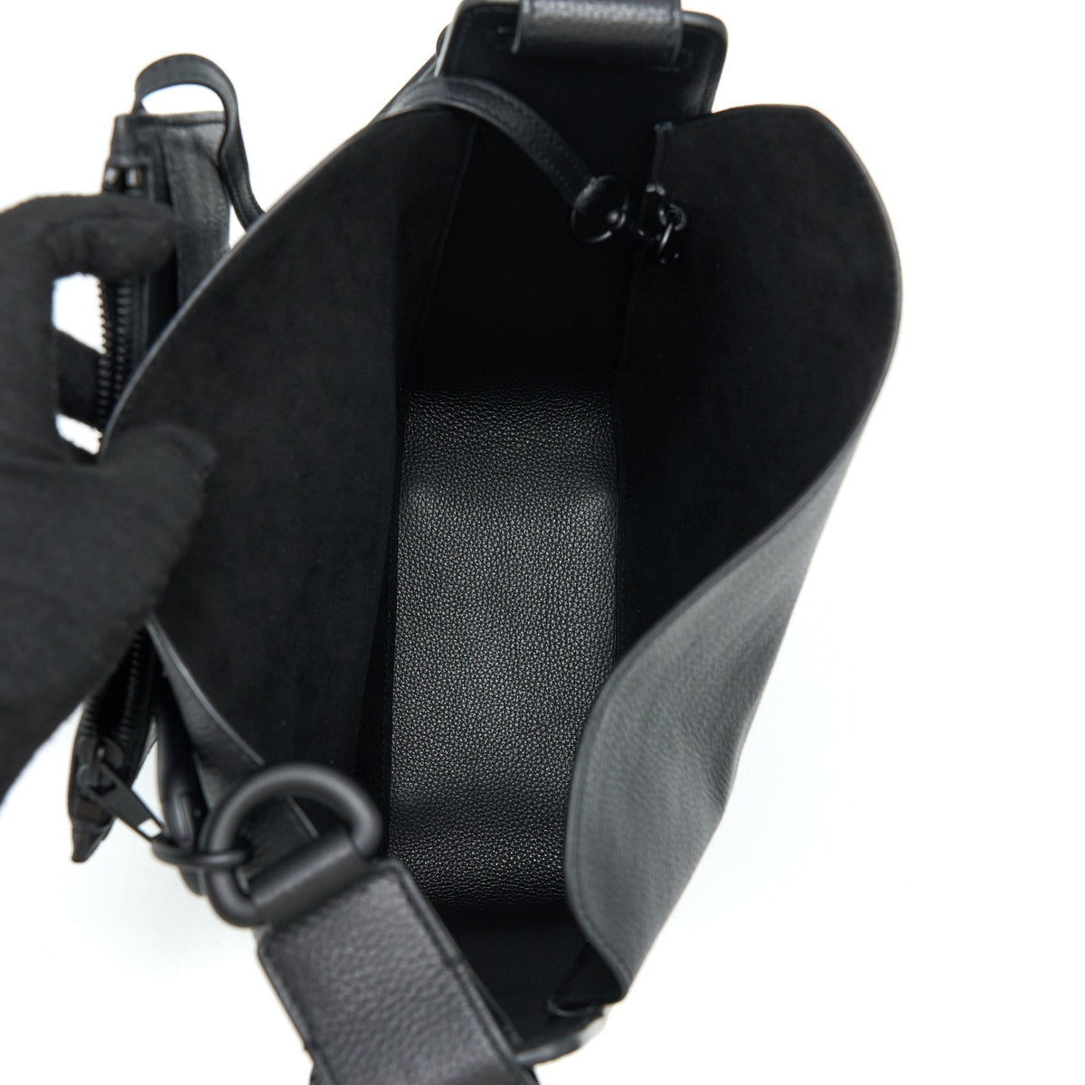 Balenciaga designer handbag calf closeup detail