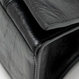 Side view of Balenciaga handbag Black premium designer bag