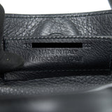 Side view of Balenciaga handbag Black premium designer bag
