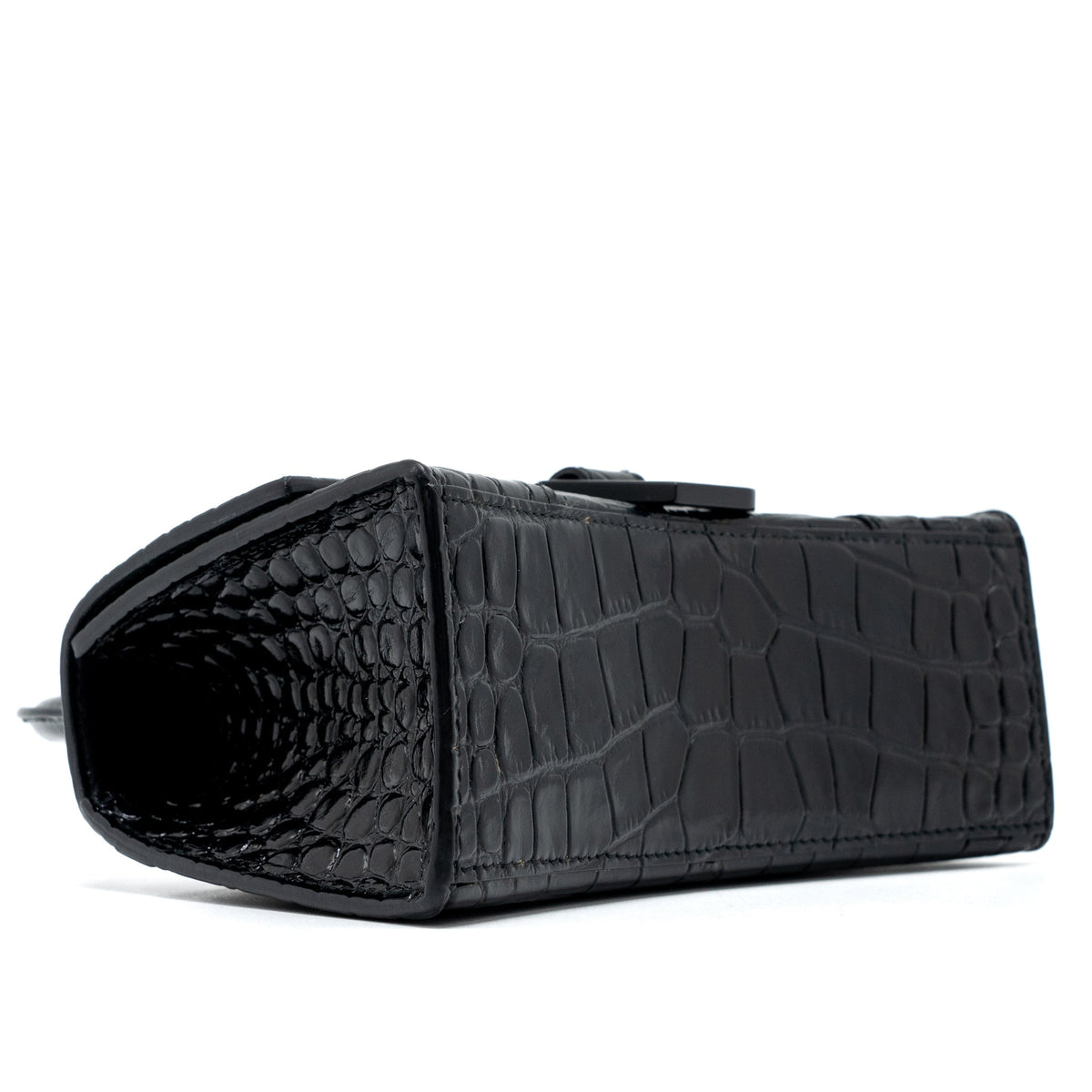 Balenciaga authentic luxury handbag Black calf craftsmanship
