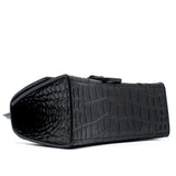 Balenciaga authentic luxury handbag Black calf craftsmanship