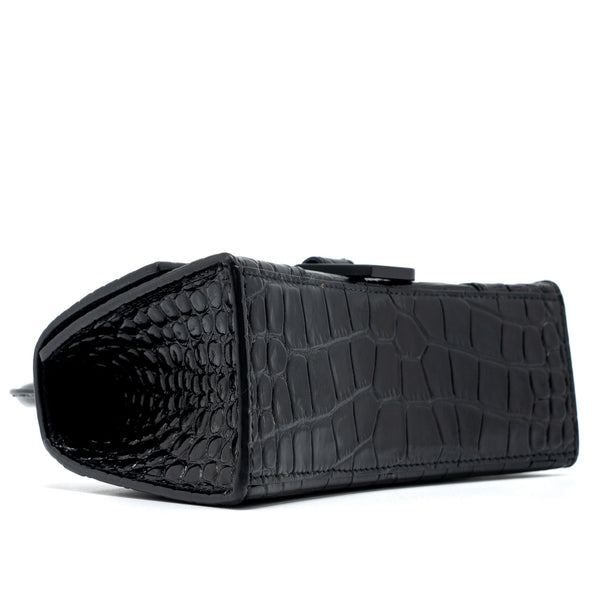 Balenciaga authentic luxury handbag Black calf craftsmanship