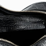 Side view of Balenciaga handbag Black premium designer bag