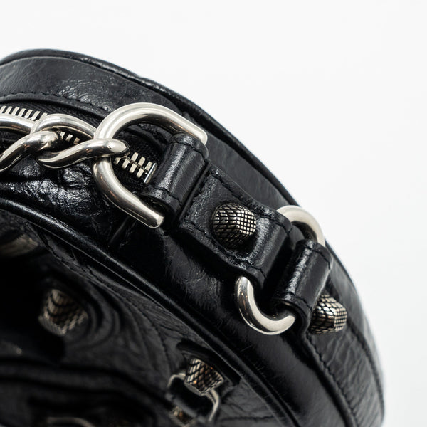 Balenciaga designer handbag leather closeup detail
