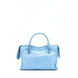 Balenciaga women's handbag Blue luxury designer leather