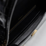 Balenciaga authentic luxury handbag Black leather craftsmanship