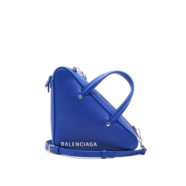 Balenciaga women's handbag Blue luxury designer leather
