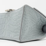 Side view of Balenciaga handbag Grey premium designer bag