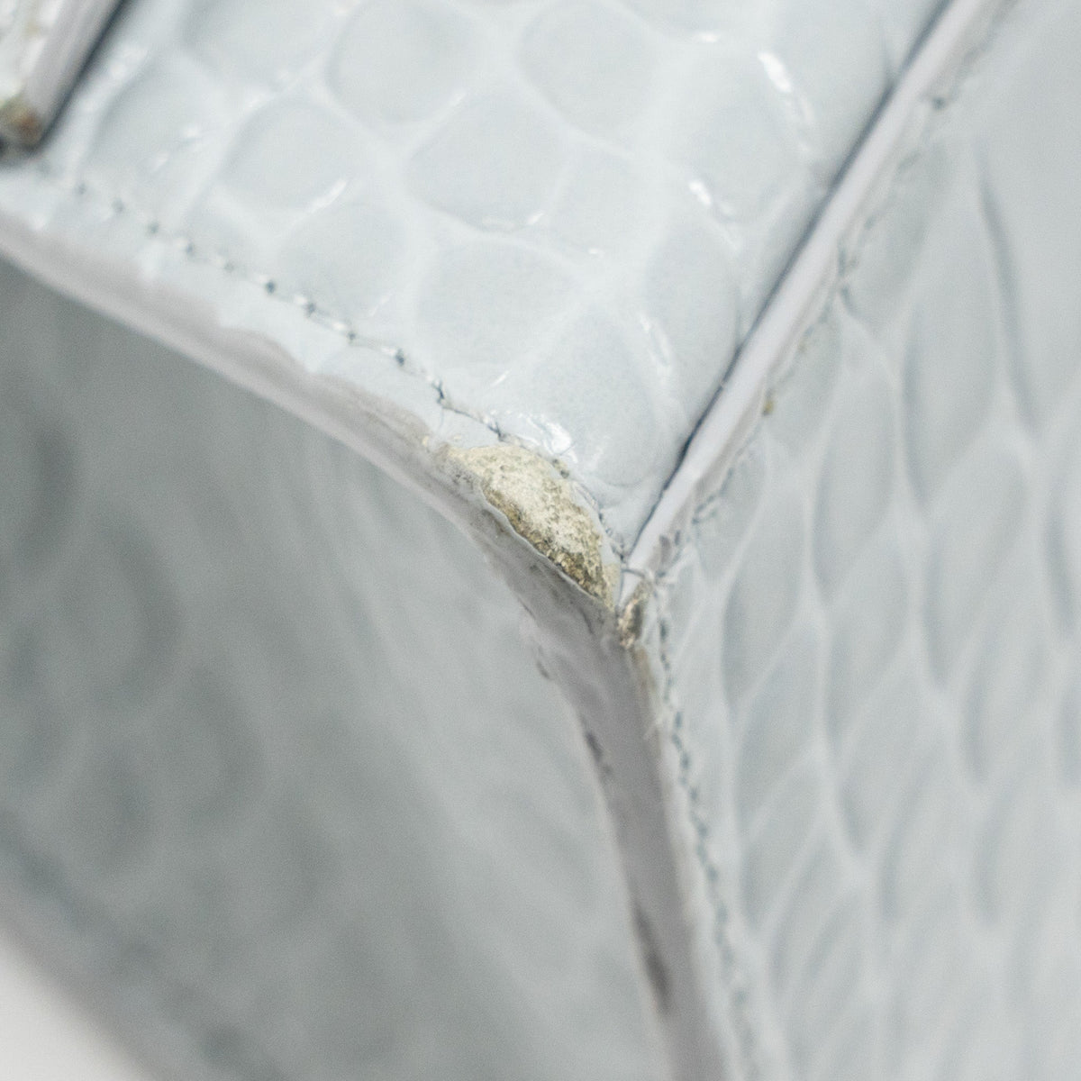 Balenciaga designer handbag calf closeup detail
