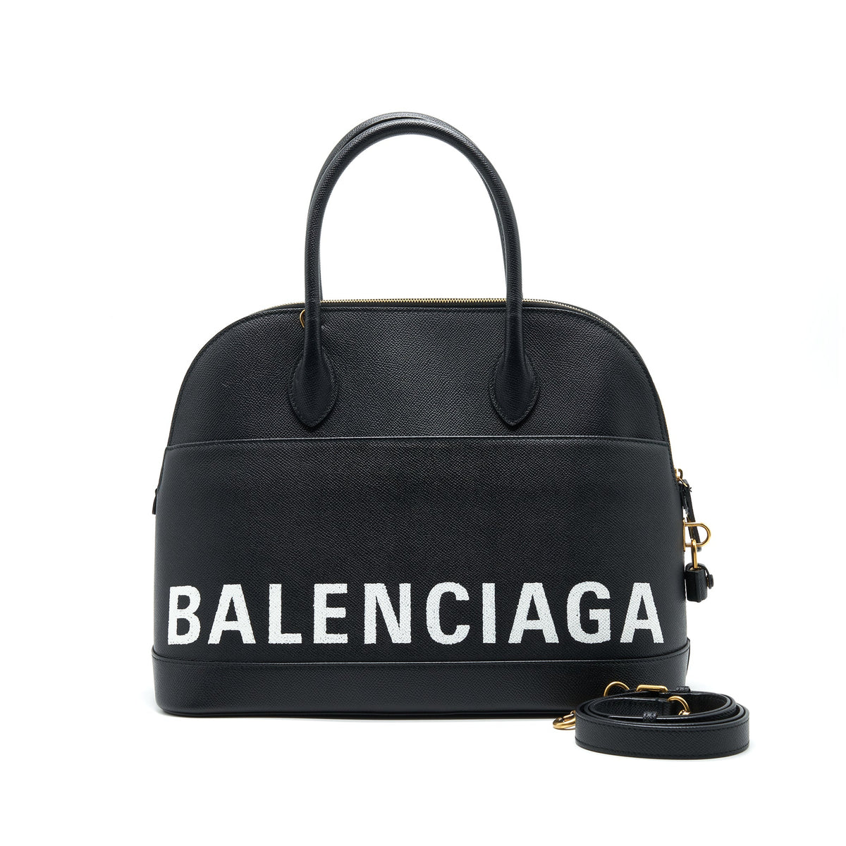 Balenciaga women's handbag Black luxury designer leather