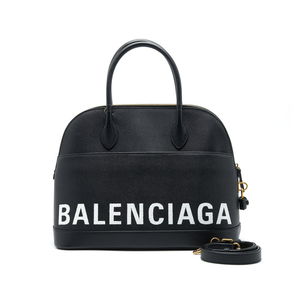 Balenciaga women's handbag Black luxury designer leather