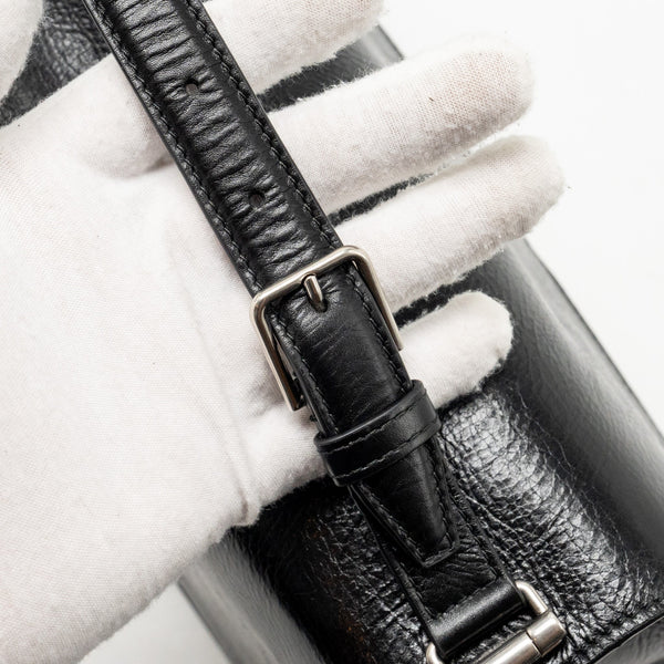 Balenciaga designer handbag leather closeup detail