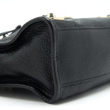 Balenciaga designer handbag leather closeup detail