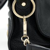 Balenciaga authentic luxury handbag Black leather craftsmanship