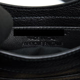 Side view of Balenciaga handbag Black premium designer bag