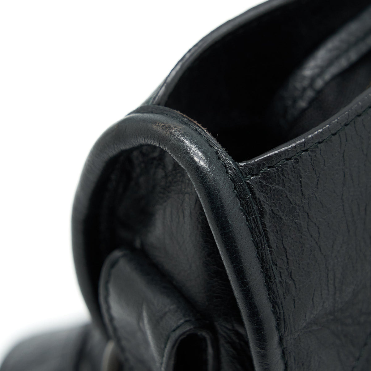 Balenciaga women's handbag Black luxury designer leather