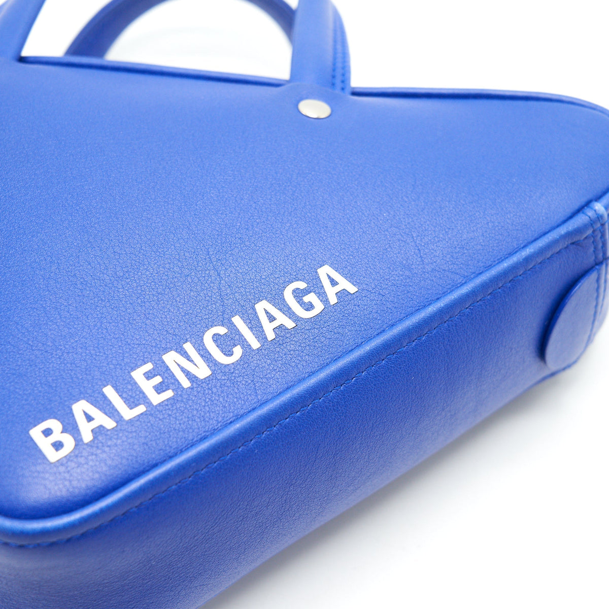 Authentic Balenciaga handbag Blue luxury fashion accessory
