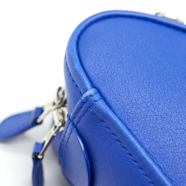 Side view of Balenciaga handbag Blue premium designer bag