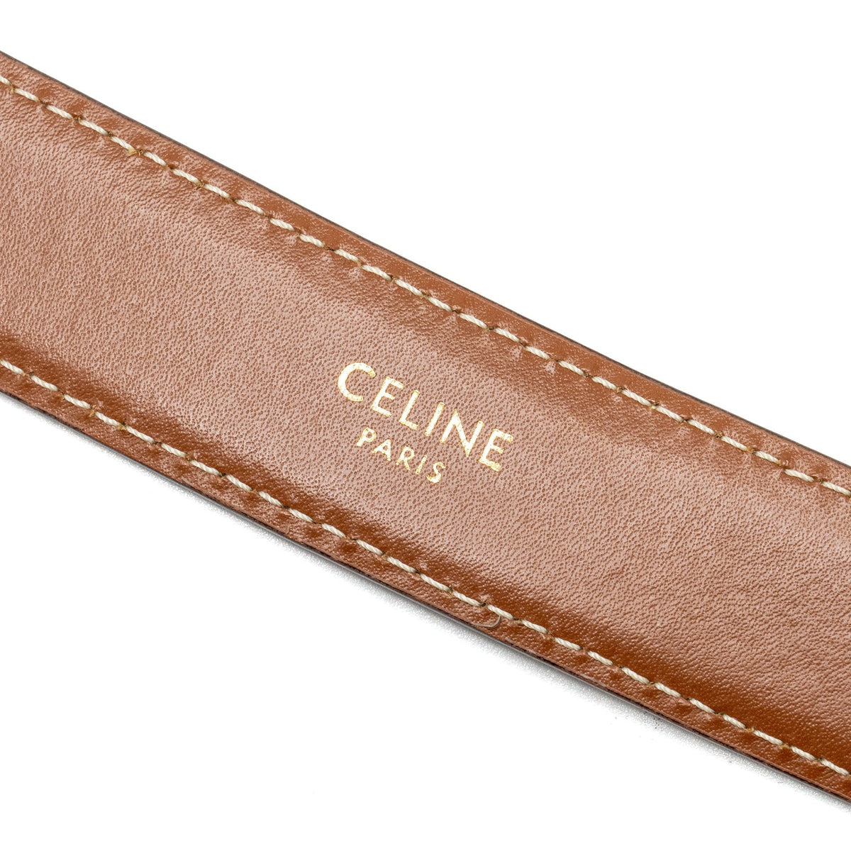 Celine Belts? Celine size 80 Small Triomphe Belt In Natural Calfskin Tan GHW Classic Everyday Designer Belt