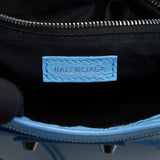 Balenciaga designer handbag leather closeup detail