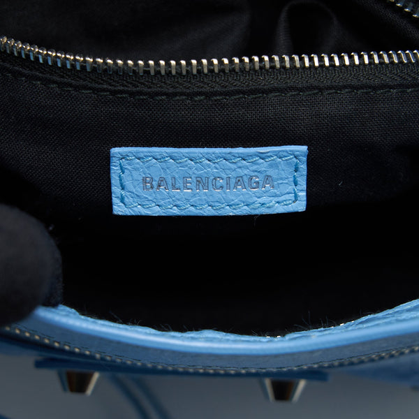 Balenciaga designer handbag leather closeup detail