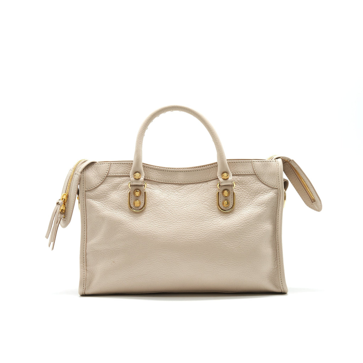 Balenciaga designer handbag leather closeup detail