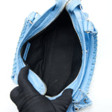 Authentic Balenciaga handbag Blue luxury fashion accessory