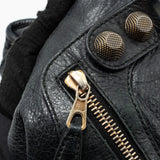 Balenciaga women's handbag Black luxury designer leather