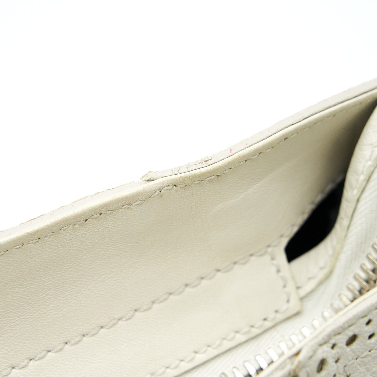 Balenciaga designer handbag leather closeup detail