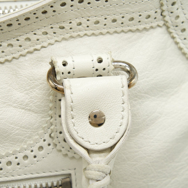Authentic Balenciaga handbag White luxury fashion accessory