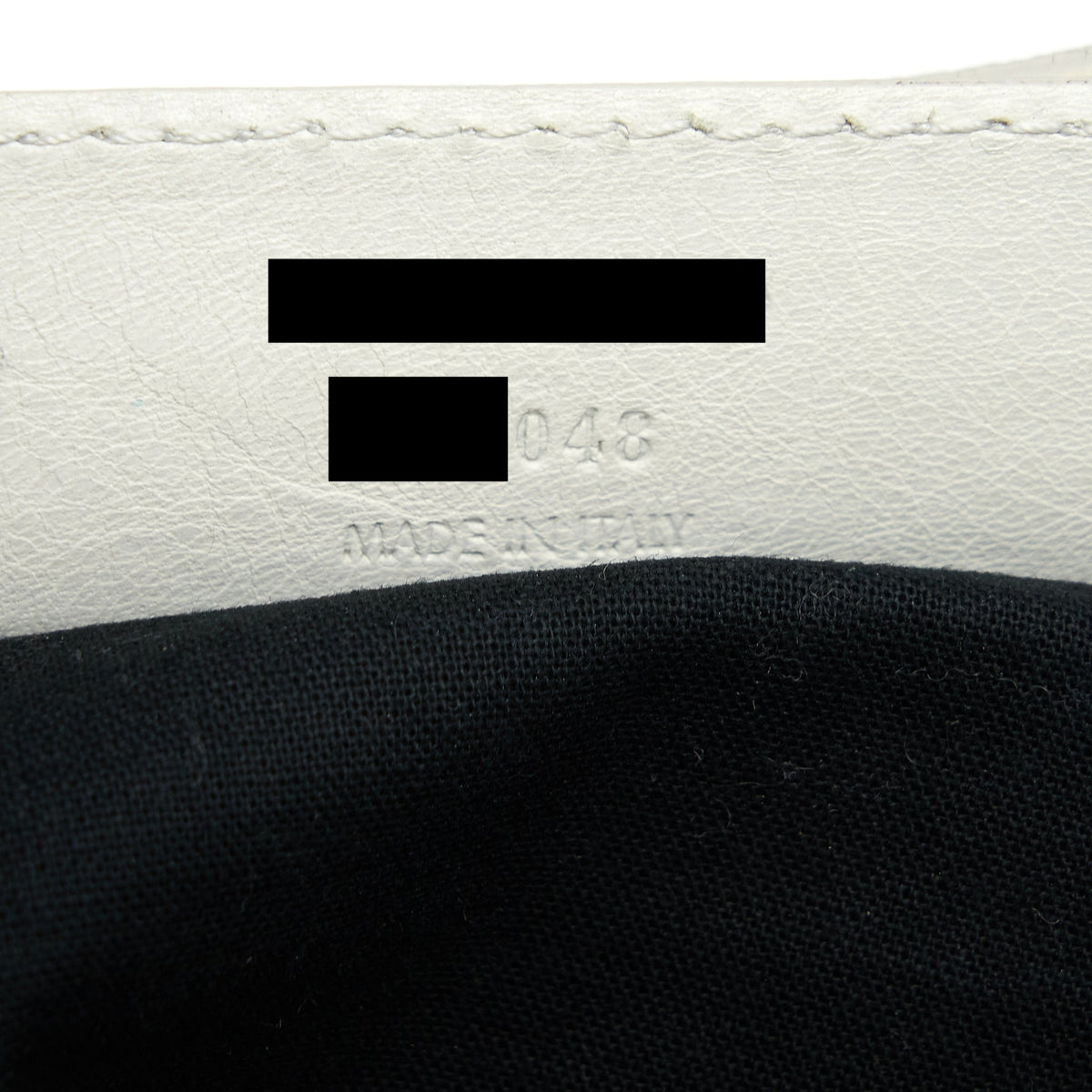 Side view of Balenciaga handbag White premium designer bag