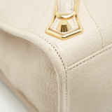 Balenciaga authentic luxury handbag Beige leather craftsmanship