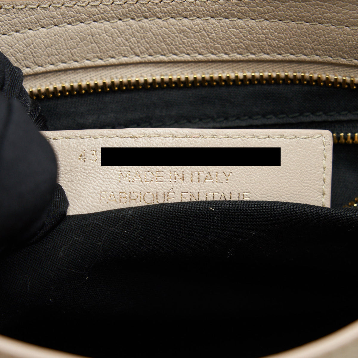 Balenciaga authentic luxury handbag Beige leather craftsmanship