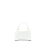Side view of Balenciaga handbag White premium designer bag